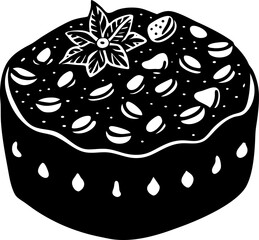 chocolate cake with strawberry