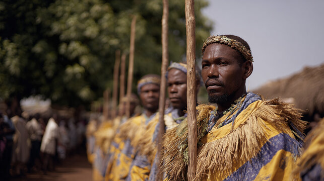 Explore the Rich Cultural Heritage of Traditional African Ceremonies: A Glimpse into Rituals, Costumes, and Community Celebrations that Connect Us with Ancestral Roots and Spirituality.