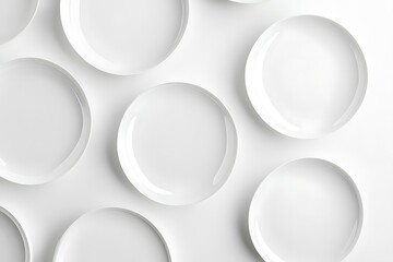 overlays white background with floating abstract circles and transparent Clean