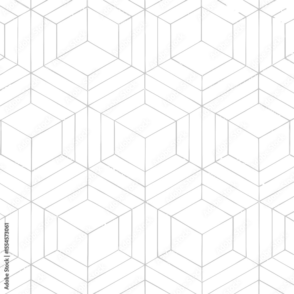 Poster seamless light gray minimalist abstract geometric pattern design background featuring repeating wire
