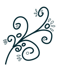 abstract floral background element 