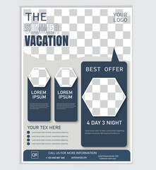 travel   flyer creative and modern design layout.
