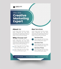 Title	
a bundle of 5 templates of a5 flyer, Flyer template layout design. Corporate creative colorful business flyer template.	