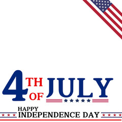 Obraz premium fourth of july. USA Independence Day 