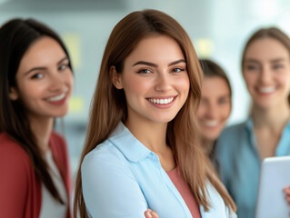 Fototapeta premium Confident Professional Women in the Workplace