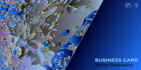 Abstract background for business cards and flyers. Vector illustration