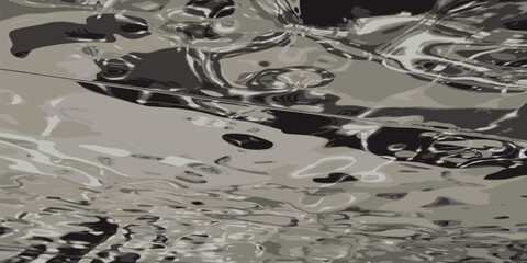Liquid metal texture. Liquid metal. Vector illustration
