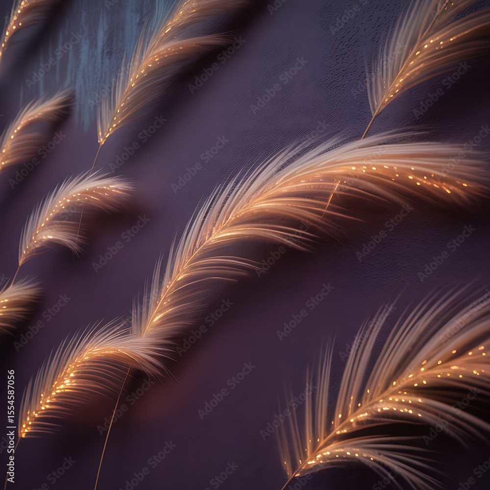 Fototapete an abstract background with grass texture and golden light