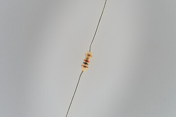 Electronic component captured in macro detail