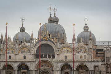 Fototapeta premium St Mark's Basilica Facade in Venice