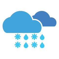 weather icon in flat design