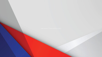 Modern abstract background blue and red with white colorful
