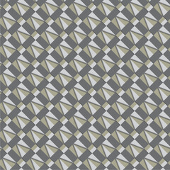 A stylish and seamless geometric pattern composed of interlocking triangles and diamond shapes in neutral tones, ideal for wall art, wallpapers, fabric designs, or modern digital backgrounds.