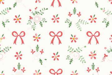 pattern, seamless, flower, floral, vector, wallpaper, decoration, design, art, illustration, pink, vintage, ornament, leaf, love, nature, texture, card, decor, heart, blossom, rose, element, butterfly