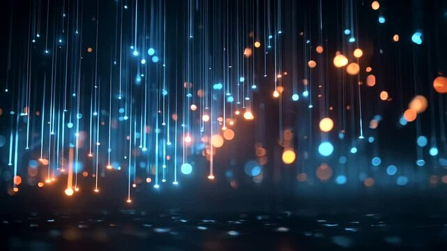 Abstract digital lightscape