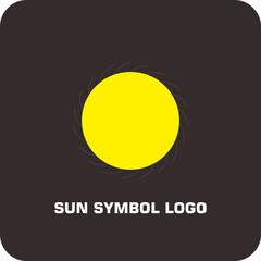 Minimalist Sunrise Logo – Rising Sun Symbol Vector