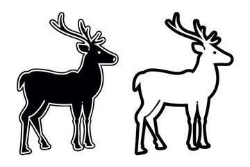 deer vector illustration
