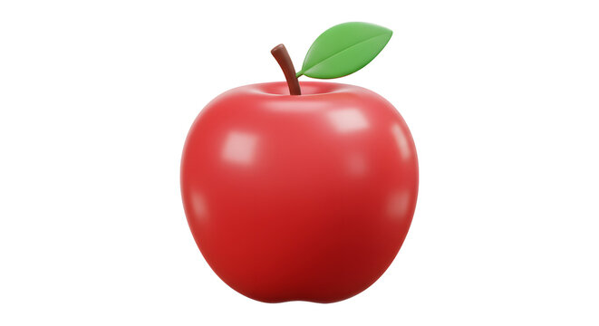 A Simple and Clean 3D Apple Design