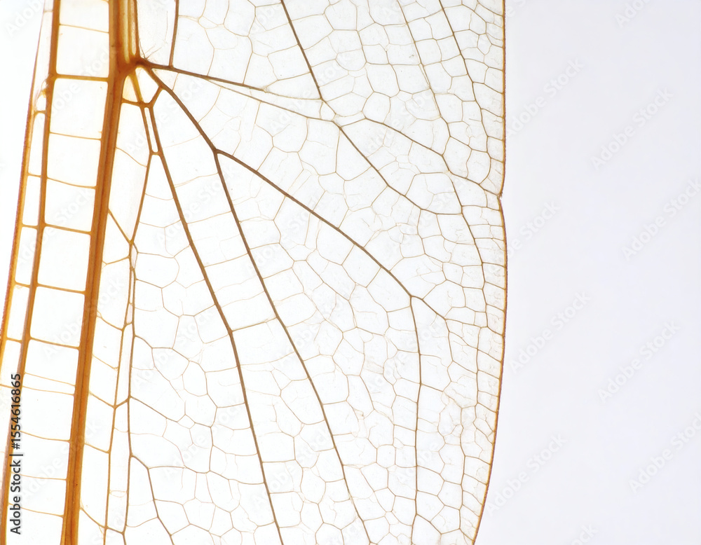 Poster delicate insect wing structure with intricate vein patterns