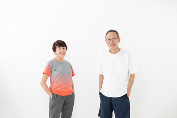 シニア夫婦　ポートレート