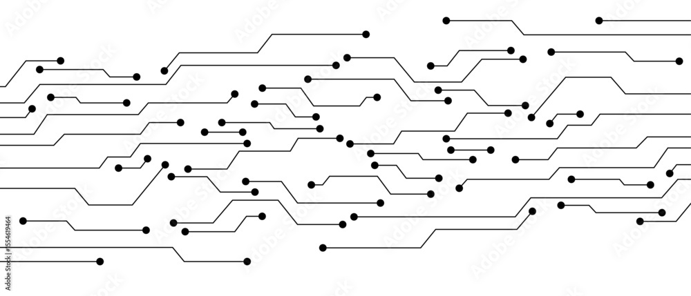 Poster vector abstract technology on white background. abstract futuristic circuit board illustration, circ