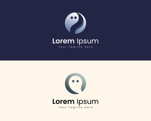 Modern Ghost-Shaped Logo Design for a Company or Brand.