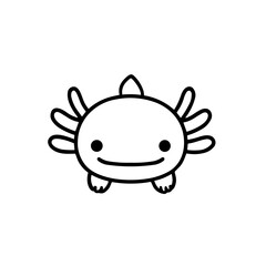 Kawaii Amphibian Cute Axolotl icon
