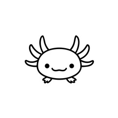 Kawaii Amphibian Cute Axolotl icon