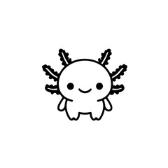 Kawaii Amphibian Cute Axolotl icon