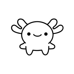 Kawaii Amphibian Cute Axolotl icon
