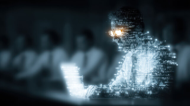 Office worker leads double life as sleeper spy with encrypted data on hidden laptop while coworkers surround him