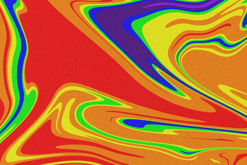 abstract rainbow waves grainy background texture 