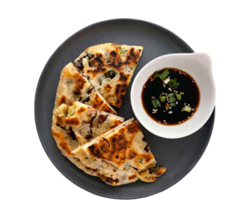 sourdough discard cong you bing scallion pancakes