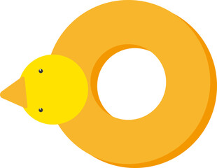 Inflatable Tube Illustration for Pool Fun