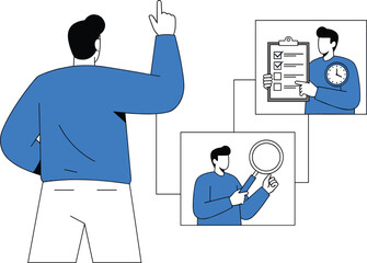 Strategic Business Oversight: Directing Tasks, Optimizing Time Management, and Conducting Thorough Research for Efficient Project Success and Goals