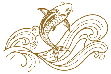 vector illustration of a tribal tattoo