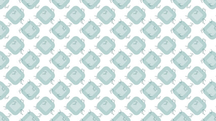 A repeating pattern of blue squares with glasses inside on a white background design image