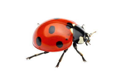 Isolated Ladybug on White