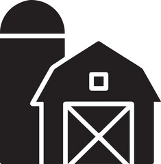 Rustic Barn & Silo Silhouette Pack, Countryside Farmstead Icon Collection, Agricultural Essentials: Barn & Silo Vectors © MuhammadSaqeeb
