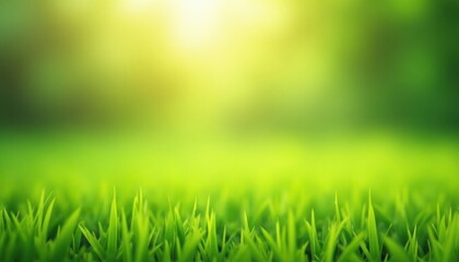 Close-up view of vibrant green grass.