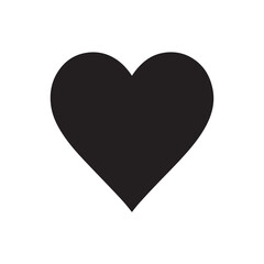 Love Symbol Heart Silhouette Vector Art