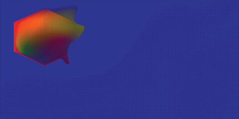 Modern 3D colorful abstract background with hexagonal polygon texture. soft melting hexagon abstract