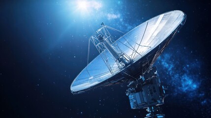 Space antenna reflecting starlight