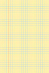 Yellow legal pad pages with grid designs