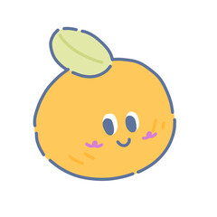 Cartoon orange 