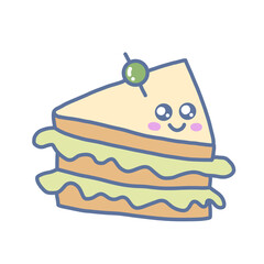 Sandwich kawaii 