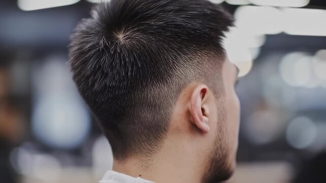 Precision fade haircut showcases texture and modern barbershop style