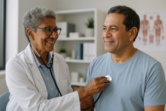 Doctor patient checkup consultation