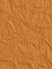 Obraz premium Craft, paper, texture, wrinkles, and creases form a naturally interwoven pattern across the surface, highlighting fibrous details and organic structure with soft lighting, emphasizing tactile depth an