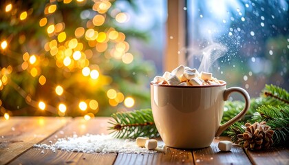 christmas cup of coffee